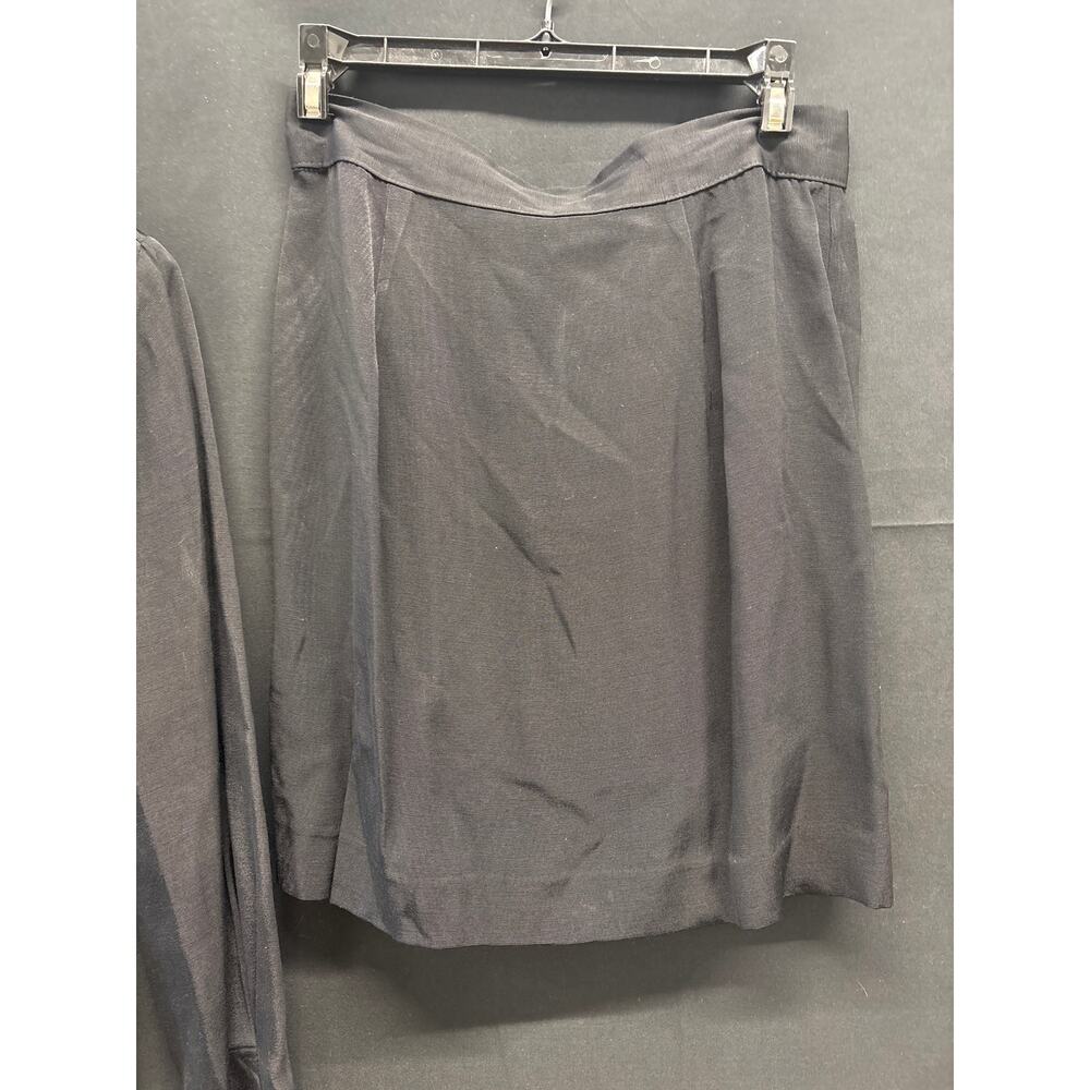 Vintage Dani Michaels Skirt Rayon Acetate Black Size 10 Beautiful Classic Tuxedo